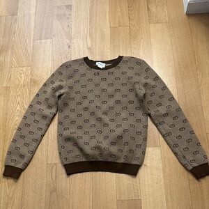 Gucci Brown Patterned Women Sweater